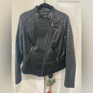 Vegan leather jacket